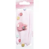 Bandeau ecusson lapin rose polyester^Gifi Discount