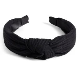 Bandeau serre tête noir avec noeud^Gifi Sale