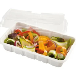 Gifi Conservation Alimentaire^Barquette avec couvercle jetable x4