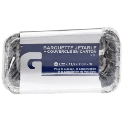 Gifi Conservation Alimentaire^Barquette en aluminium 1L par 5