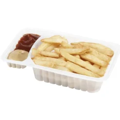 Gifi Conservation Alimentaire^Barquette plastique pour frites x24