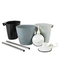 Gifi Rangement De Cuisine^Barre à suspendre et 3 pots amovibles
