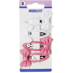 Barrette clic clac à noeud x4^Gifi Discount