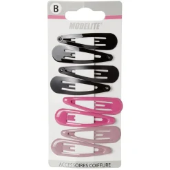 Barrette clic clac enfant métal uni x8^Gifi Hot