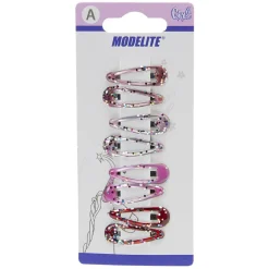 Barrette clic clac enfant fantaisie x8^Gifi