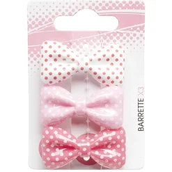 Barrette forme noeud imprimé polyester x3^Gifi Sale