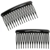 Barrette peigne noir brillant x2^Gifi Outlet