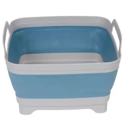 Bassine rétractable bouchon évideur grise et bleue Nettoyage Et Entretien