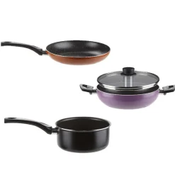Gifi Cuisson^Batterie de cuisine aluminium 4 pièces