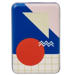 Batterie de secours blanc bleu motif rond rouge gamme Yes^Gifi Sale