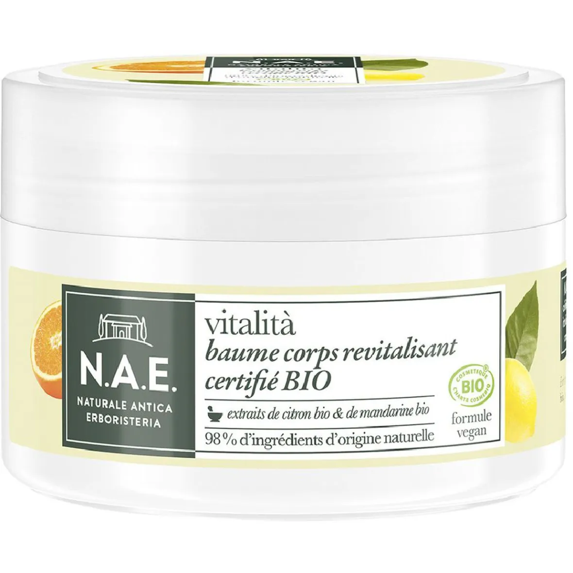 Baume pour le corps NAE citron et mandarine 200 ml^Gifi Online