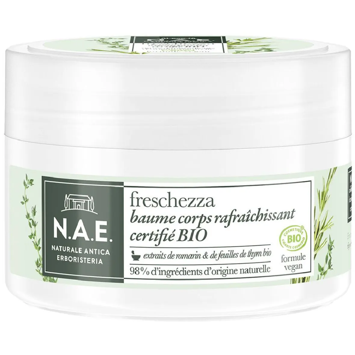 Baume pour le corps NAE romarin et thym 200 ml^Gifi Clearance