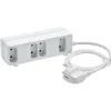 Bloc multiprise 2 faces 5 prises blanc^Gifi