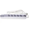 Bloc multiprise design gris 6x16A 3m^Gifi