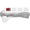 Bloc multiprise textile 3x16A noir/blanc 1,5m^Gifi Hot