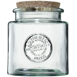 Gifi Conservation Alimentaire^Bocal de conservation verre transparent couvercle liège 1,5L
