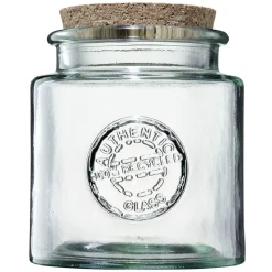 Gifi Conservation Alimentaire^Bocal de conservation verre transparent couvercle liège 0,8L