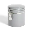 Gifi Conservation Alimentaire^Bocal en céramique avec clip en métal Ø10xH13cm