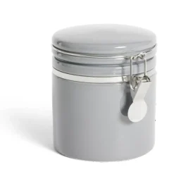 Gifi Conservation Alimentaire^Bocal en céramique avec clip en métal Ø10xH13cm