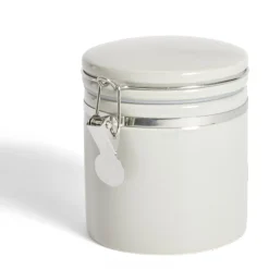 Gifi Conservation Alimentaire^Bocal en céramique avec clip en métal Ø10xH13cm
