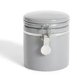 Gifi Conservation Alimentaire^Bocal en céramique avec clip en métal Ø10xH13cm