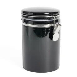 Gifi Conservation Alimentaire^Bocal en céramique avec clip en métal Ø10xH16,5cm