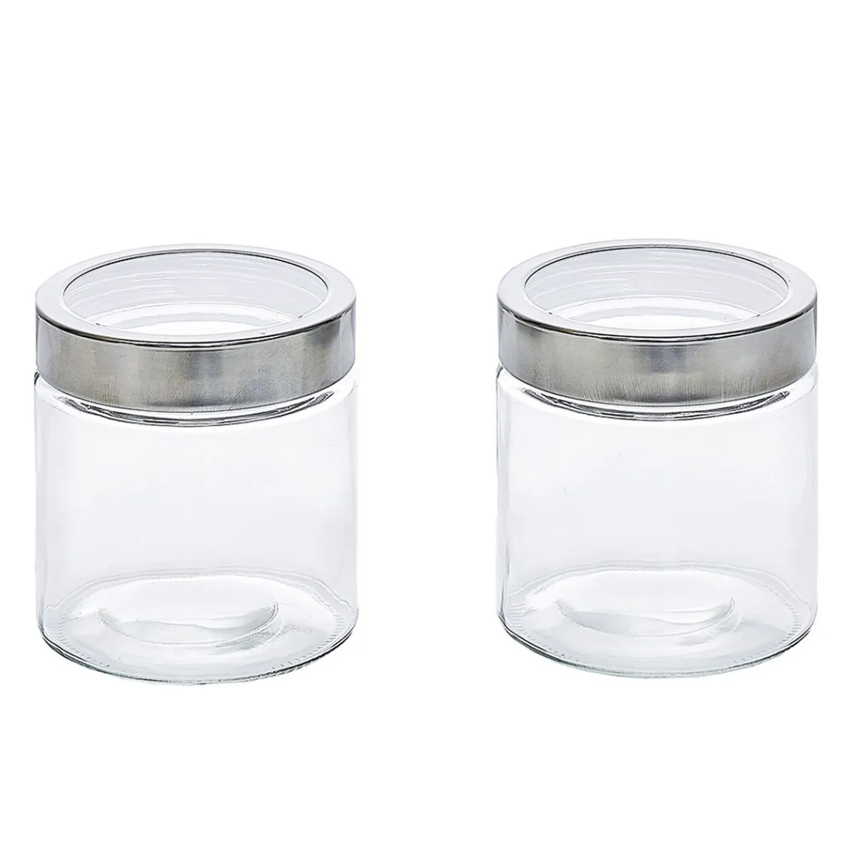 Gifi Conservation Alimentaire^Bocal en verre avec couvercle hermétique 800 ml x2