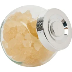 Gifi Conservation Alimentaire^Bocal en verre incliné 200ml avec couvercle en plastique à visser x2
