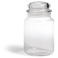 Gifi Conservation Alimentaire^Bocal en verre transparent avec couvercle hermétique 800ml - H.17cm