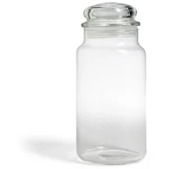 Gifi Conservation Alimentaire^Bocal en verre transparent avec couvercle hermétique 800ml - H.22cm