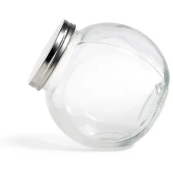 Gifi Conservation Alimentaire^Bocal en verre transparent couvercle métal 2000ml - 16x11,5xH.16cm