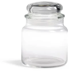 Gifi Conservation Alimentaire^Bocal en verre transparent avec couvercle hermétique 500ml - H.13cm