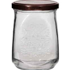 Gifi Conservation Alimentaire^Bocal hermétique transparent vintage petit modèle