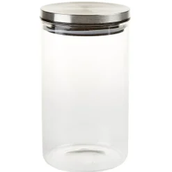 Gifi Conservation Alimentaire^Bocal hermétique verre transparent couvercle métal silicone