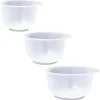 Gifi Préparation Culinaire^Bol à mixer antidérapant x3 transparent