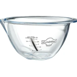 Gifi Préparation Culinaire^Bol à mixer gradué Ocuisine verre transparent