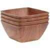 Gifi Rangement De Cuisine^Bol carré 12x12cm marron