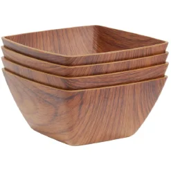Gifi Rangement De Cuisine^Bol carré 12x12cm marron