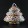 Gifi Conservation Alimentaire^Bonbonnière en verre forme sapin Ø19,5xH28cm