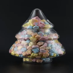 Gifi Conservation Alimentaire^Bonbonnière en verre forme sapin Ø19,5xH28cm