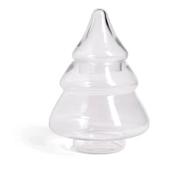 Gifi Conservation Alimentaire^Bonbonnière en verre forme sapin Ø19,5xH28cm