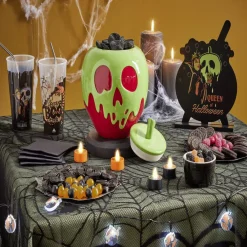 Gifi Conservation Alimentaire^Bonbonnière Halloween Disney Villains rouge et vert Ø20xH22,5cm