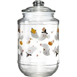 Gifi Conservation Alimentaire^Bonbonnière 2L en verre motifs Halloween Ø13,5xH24,5cm