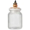 Gifi Conservation Alimentaire^Bonbonnière transparente couvercle déco citrouille Halloween 1L