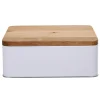 Gifi Conservation Alimentaire^Boîte à biscuit rectangulaire blanc naturel