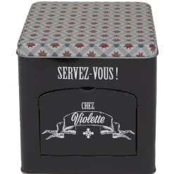 Gifi Conservation Alimentaire^Boîte à biscuits carrée design 