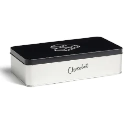 Gifi Conservation Alimentaire^Boîte à chocolat en métal 19x12xH.5,3cm