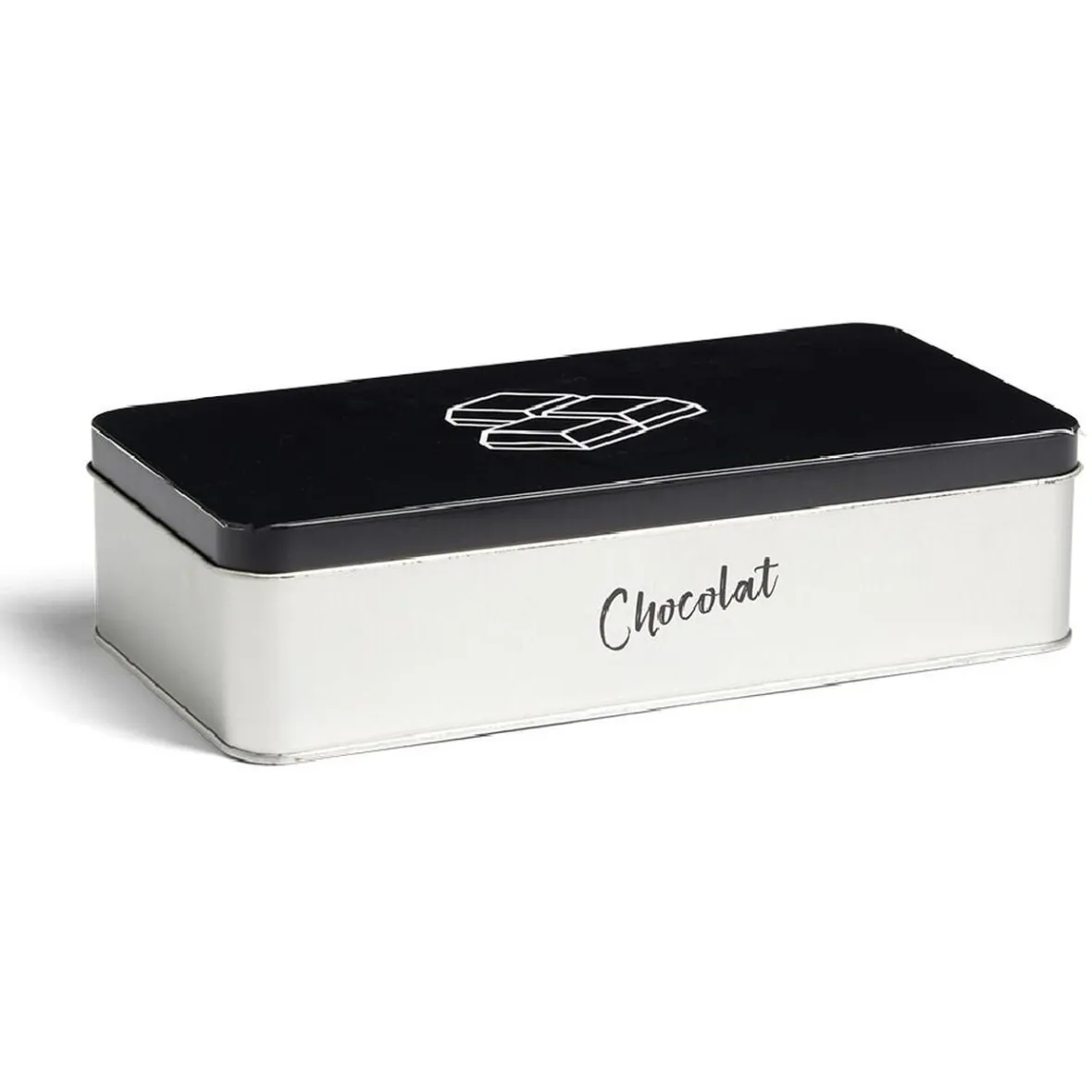 Gifi Conservation Alimentaire^Boîte à chocolat en métal 19x12xH.5,3cm