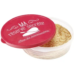 Gifi Conservation Alimentaire^Boîte à crêpes ronde avec couvercle design rouge