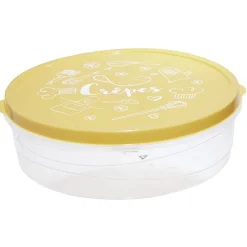 Gifi Conservation Alimentaire^Boîte à crêpes ronde avec couvercle imprimé motif cuisine Ø28xH9 cm